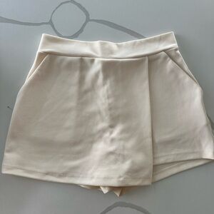 Cream Women's Napkin Shorts